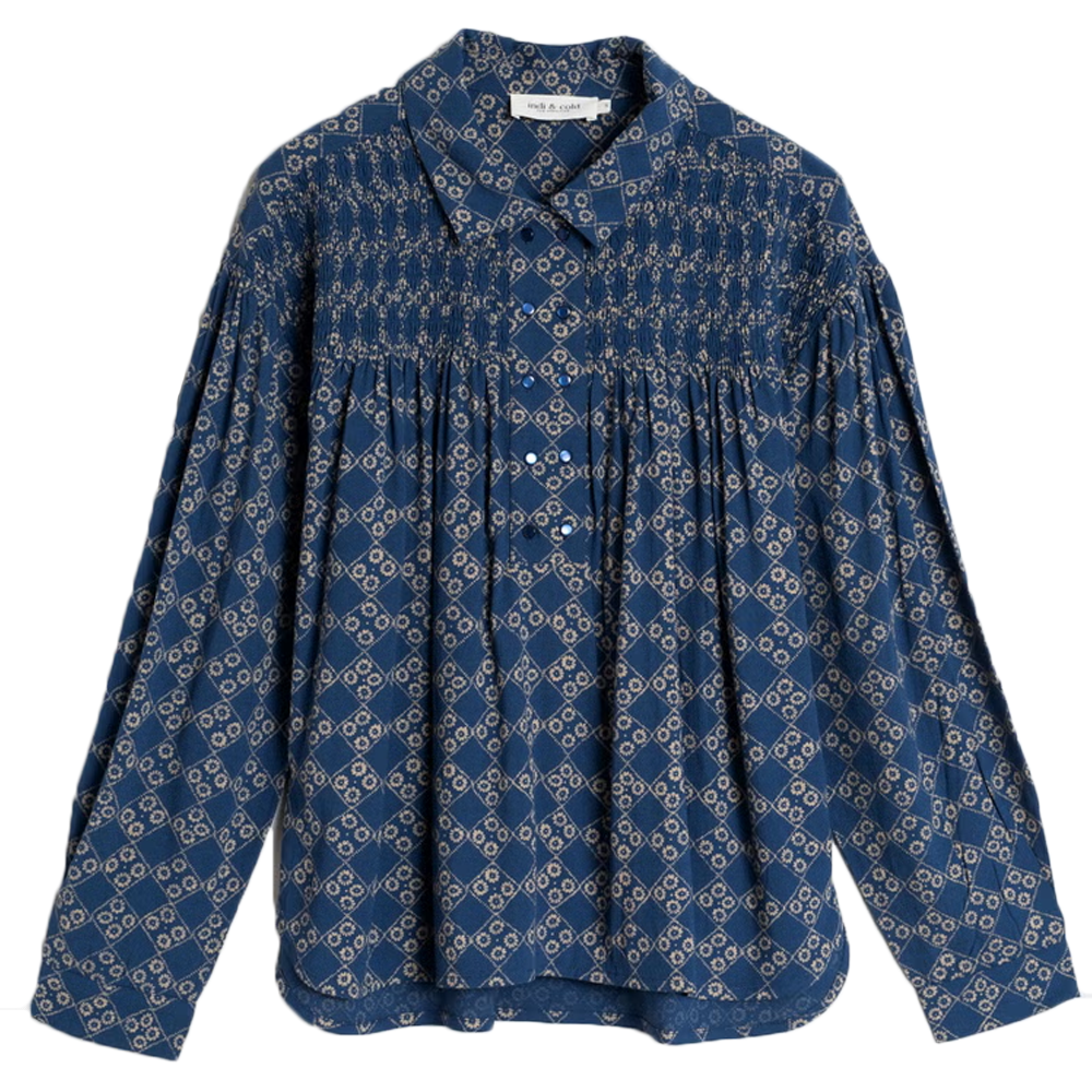 Indi & Cold Indigo Patterned Shirt